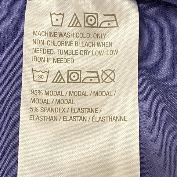 LOGO Lori Goldstein Sanded Modal Dress Hi-Low Hem - Picture 8 of 9